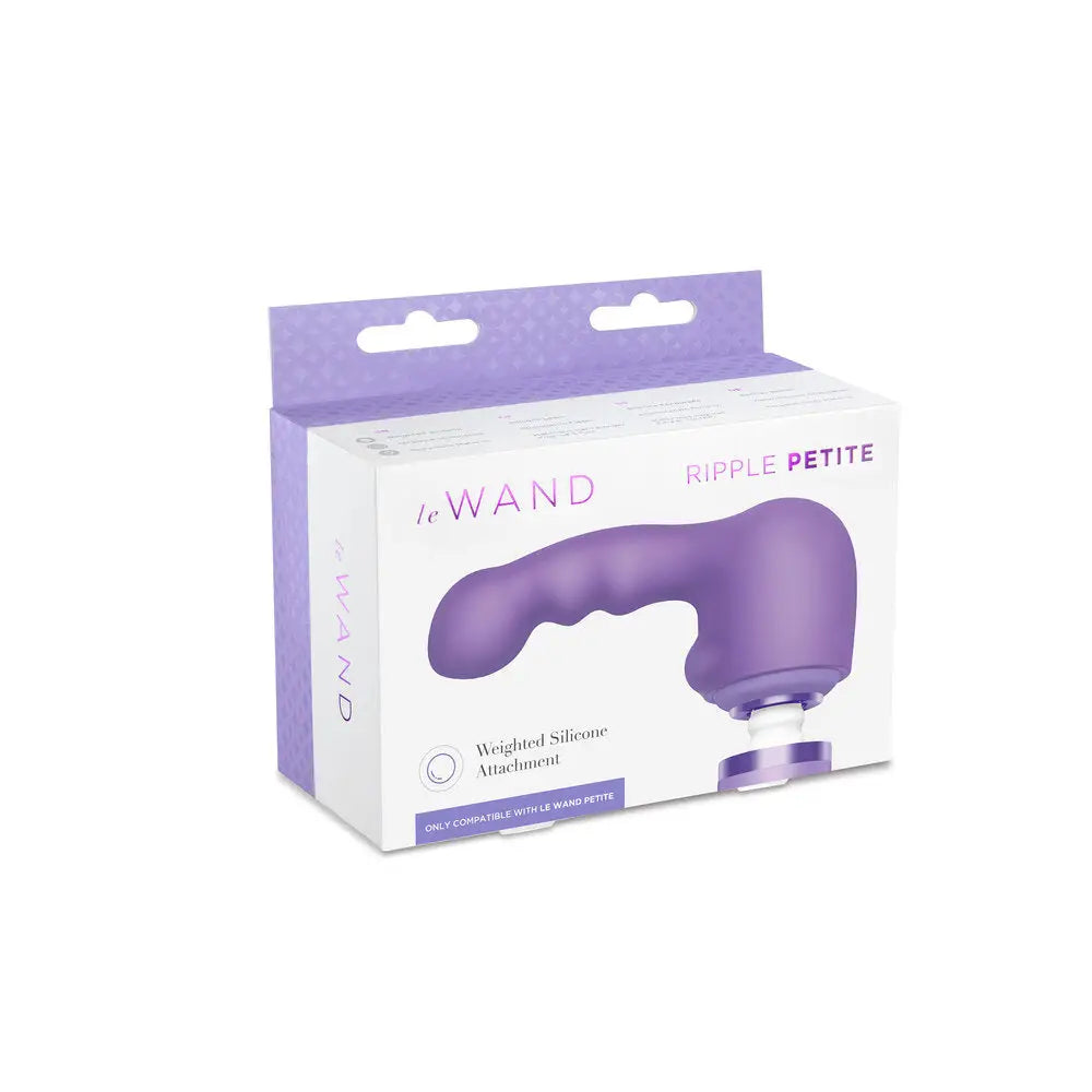Le Wand Ripple Weighted Silicone Petite Wand Attachment - Peaches and Screams