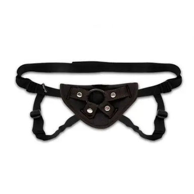 Lux Fetish Black Neoprene Strap-on Harness For Strap-on Sex - Peaches and Screams