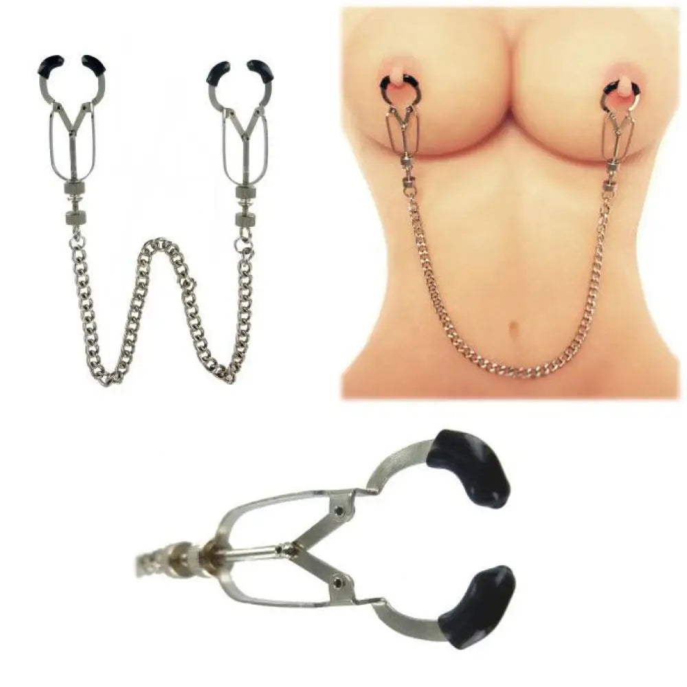 Master series stainless steel nipple vice with 2 clamps - peaches and screams