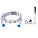 Metal shower cleaning system with 3 interchangeable heads - peaches and screams