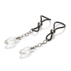 Nipple play nonpiercing jewellery crystal teardrop - peaches and screams