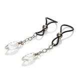 Nipple play nonpiercing jewellery crystal teardrop - peaches and screams