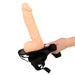 Nmc Ltd Flesh Pink Large Hollow Strap On Dildo For Couples - Peaches and Screams