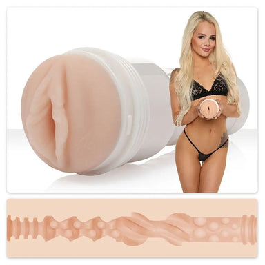 Pornstar Elsa Jean Flesh Pink Fleshlight Vagina Masturbator - Peaches and Screams