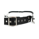 Rimba black bondage mouth clamp with adjustable strap - peaches and screams