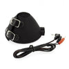 Rimba black electro stimulation ball stretcher with buckles - peaches and screams