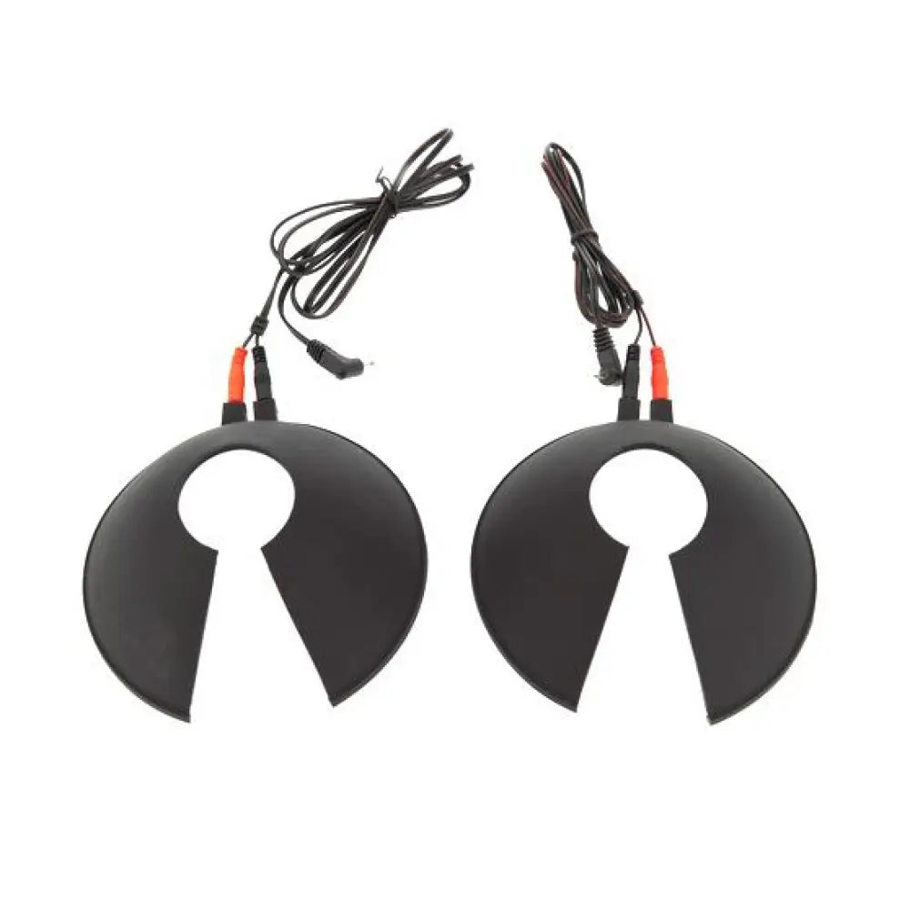 Rimba black electro stimulation breast cups for her - peaches and screams