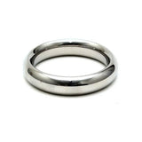 Rimba stainless steel silver donut cock ring - peaches and screams