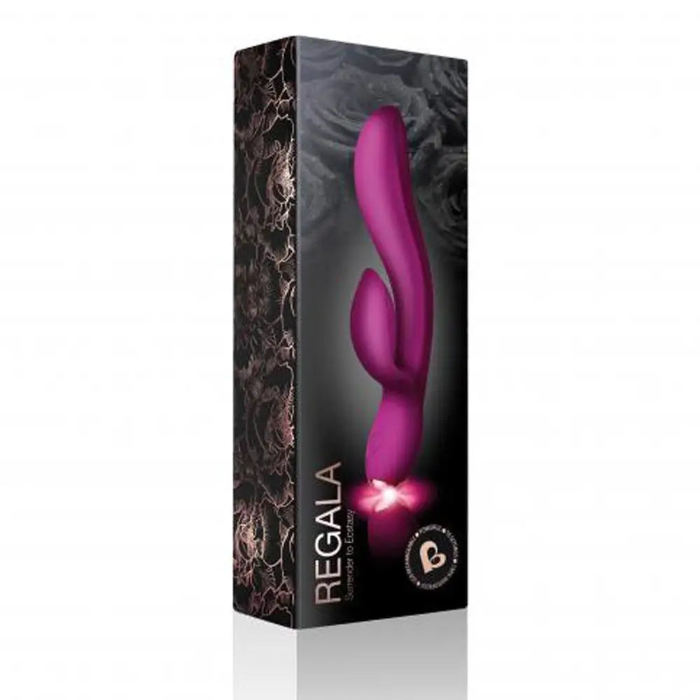 Rocks Off Silicone Purple 10 - functions Rechargeable Rabbit Vibrator - Peaches and Screams