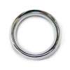 Rouge garments stainless steel silver doughnut cock ring - peaches and screams