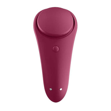 Satisfyer Pro Silicone Red App - enabled Rechargeable Clitoral Vibrator - Peaches and Screams
