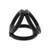 Seven creations rubber black male triple cock ring - peaches and screams