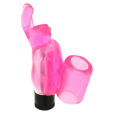 Seven Creations Silicone Pink Rabbit Finger Sleeve Vibrator - Peaches and Screams