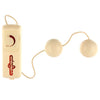 Seven creations white vibrating orgasm duo balls - peaches and screams