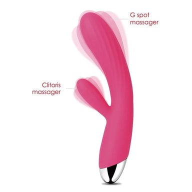 Svakom Silicone Pink Extra - powerful Rechargeable Rabbit Vibrator - Peaches and Screams