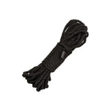 10 metres california cotton black bondage rope for bdsm - peaches and screams