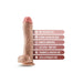 11.5-inch Blush Novelties Flesh Pink Realistic Dildo With Balls - Peaches and Screams