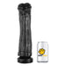 12-inch Black Large Realistic Dildo With Suction Cup - Peaches and Screams