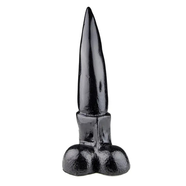 12-inch Extra Large Black Realistic Dildo with Balls - Peaches and Screams