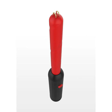 13 - inch Taboom Metal Red Rechargeable Electro Shock Wand - Peaches and Screams