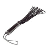 19 inch rimba black suede whip with 19 strings sensation toy - peaches and screams