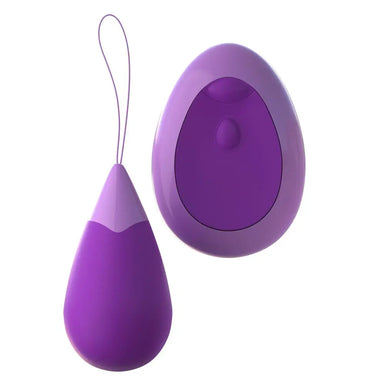 2.5-inch Pipedream Silione Purple Rechargeable Kegel Balls With Remote - Peaches and Screams