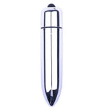 3.25 inch silver powerful mini bullet vibrator - peaches and screams