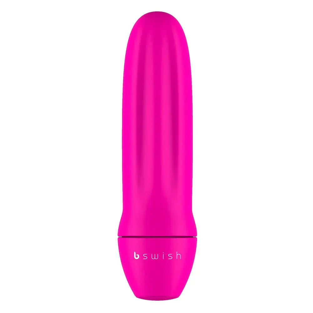 3.5-inch Bswish Pink Waterproof Mini Vibrator with 5-vibration Patterns - Peaches and Screams