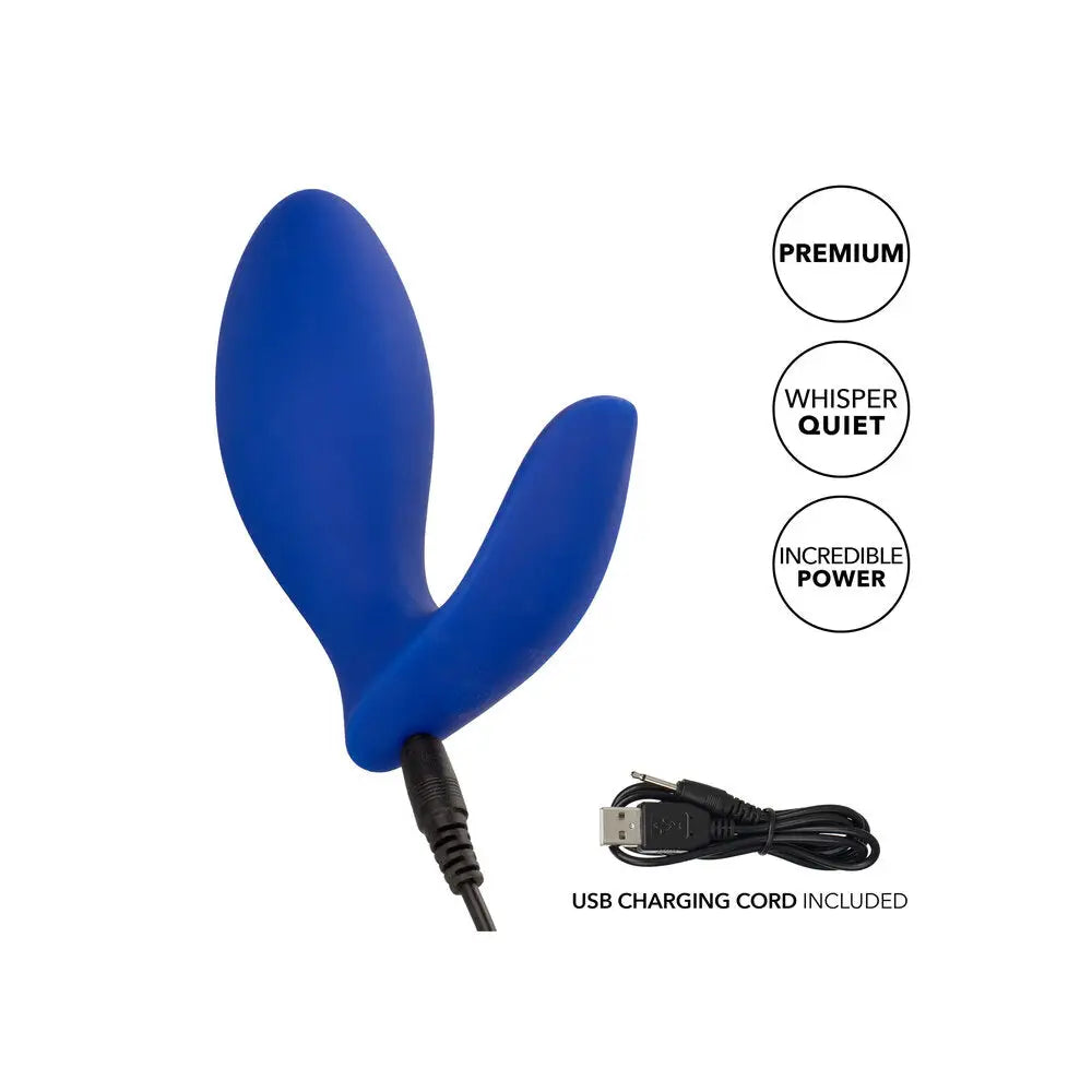3.5 - inch Colt Silicone Blue Rechargeable Prostate Massager - Peaches and Screams