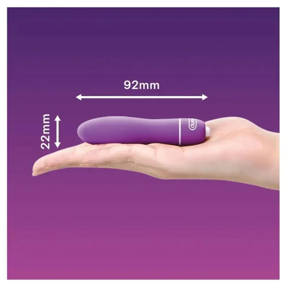 3.6-inch Durex Silicone Purple Multi Speed Mini Bullet Vibrator - Peaches and Screams