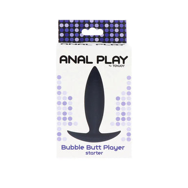 3.9-inch Toyjoy Silicone Black Beginners Butt Plug With Flared Base - Peaches and Screams
