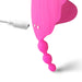 4-inch Silicone Pink Rechargeable App Control Clitoral Vibrator - Peaches and Screams