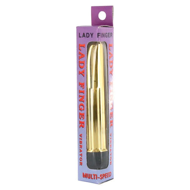 5.5-inch Seven Creations Gold Multi Speed Mini G-spot Vibrator - Peaches and Screams