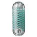 5.5-inch Tenga Realistic Feel Green 04 Pixel Spinner Masturbator - Peaches and Screams