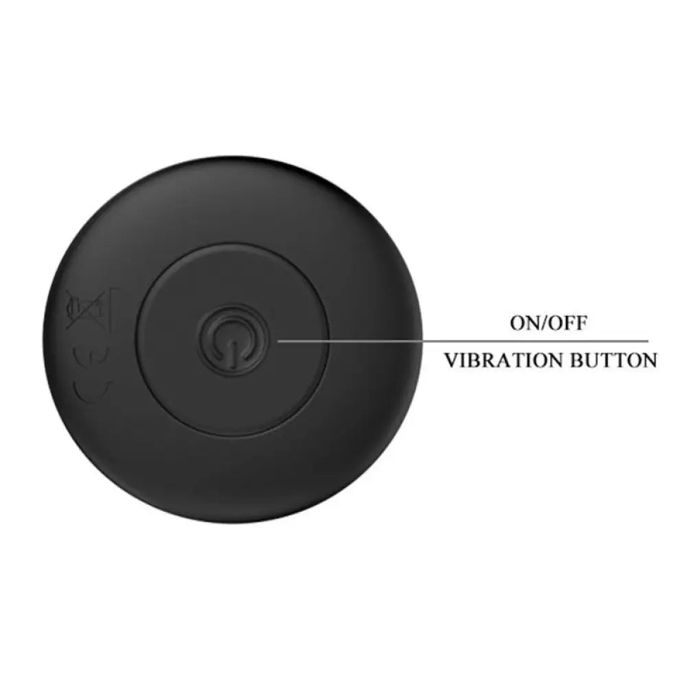 5 inch silicone black waterproof rechargeable vibrating plug - peaches and screams