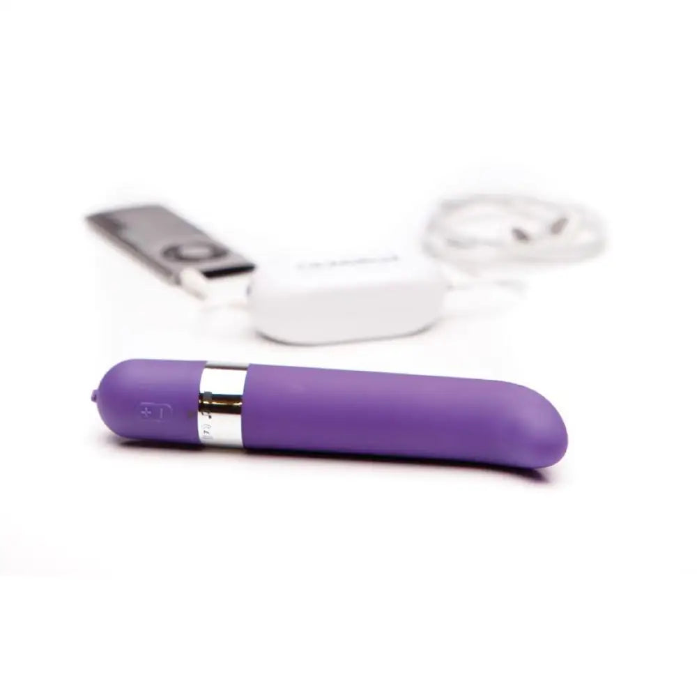 6.25-inch Ohmibod Purple Waterproof G-spot Vibrator with Remote - Peaches and Screams