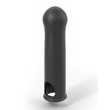 6.5-inch Dorcel Silicone Black Penis Sleeve - Peaches and Screams