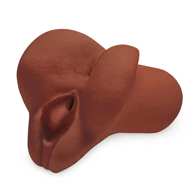 6.5-inch Pipedream Realistic Feel Flesh Brown Ass and Vagina Stroker - Peaches and Screams