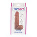 6-inch Toyjoy Rubber Flesh Pink Realistic Dildo With Balls - Peaches and Screams