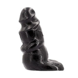 7 inch black lilbig large dildo thick girthy sex toy - peaches and screams