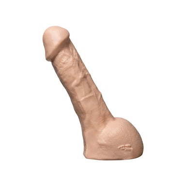 7 - inch Doc Johnson Flesh Pink Realistic Dildo With Veined Detail - Peaches and Screams