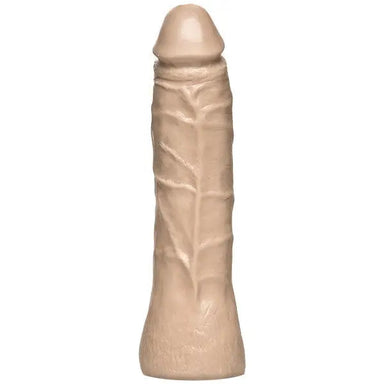 7-inch Doc Johnson Rubber Large Realistic Dildo With Vein Detail - Peaches and Screams