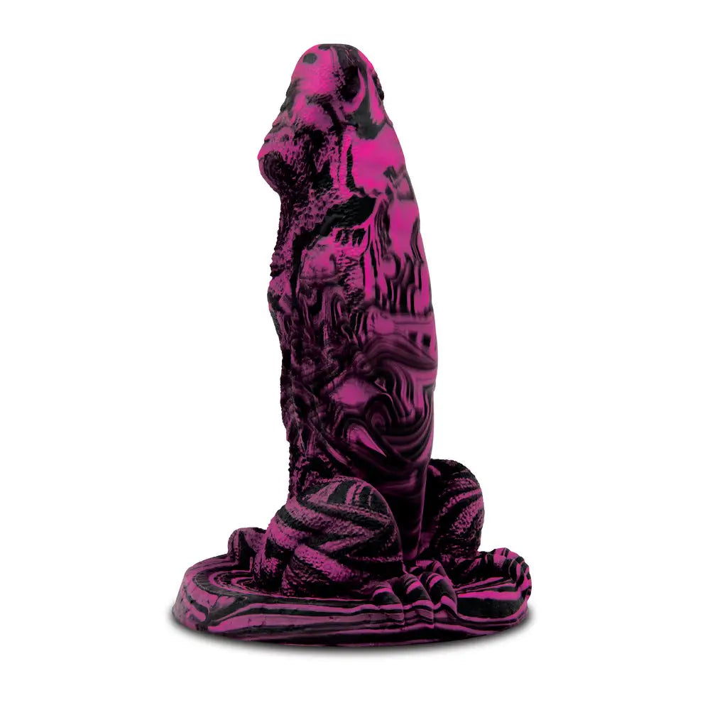 7 inch dragon dildo and adjustable harness kit - peaches and screams
