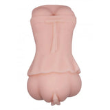 7-inch flesh pink super wet realistic pussy vibrator - peaches and screams