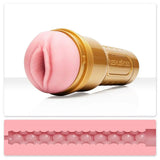 7 inch fleshlight realistic feel flesh pink vagina toy - peaches and screams