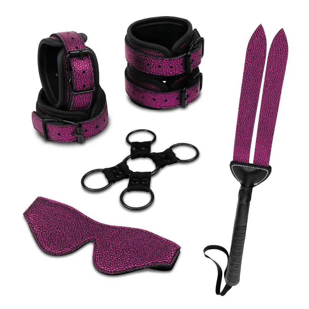 7 Piece Dragonskin Bondage Set - Peaches and Screams