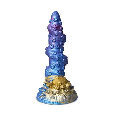 8.7-inch Silicone Blue Alien Dildo With Suction Cup - Peaches and Screams