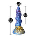 8.7 - inch Silicone Blue Alien Dildo With Suction Cup - Peaches and Screams