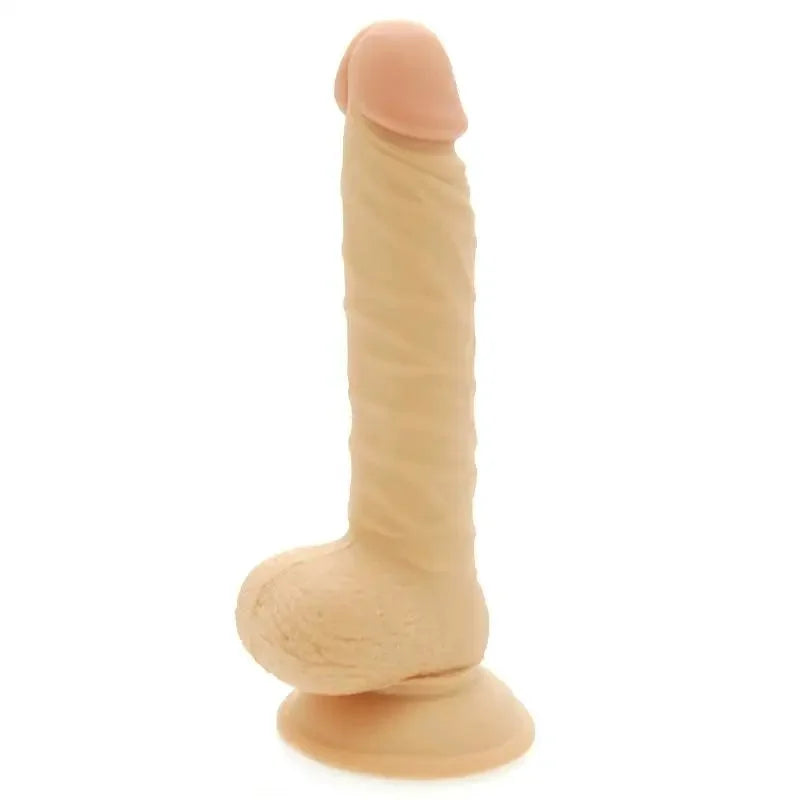 8.8-inch Realistic Large Suction-cup Penis Dildo With Balls - Peaches and Screams