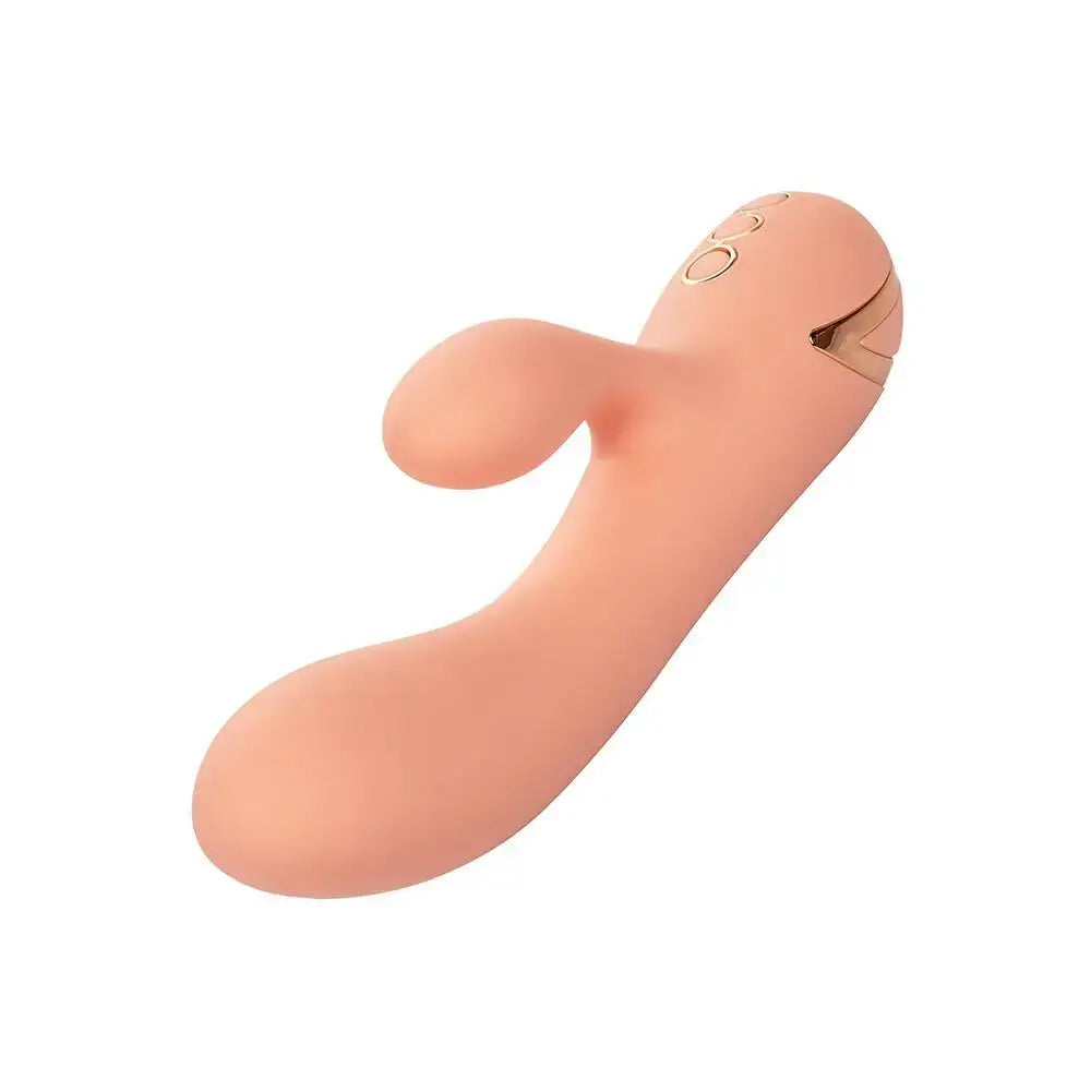 8-inch Colt Silicone Pink Rechargeable Rabbit Vibrator with 10-functions - Peaches and Screams